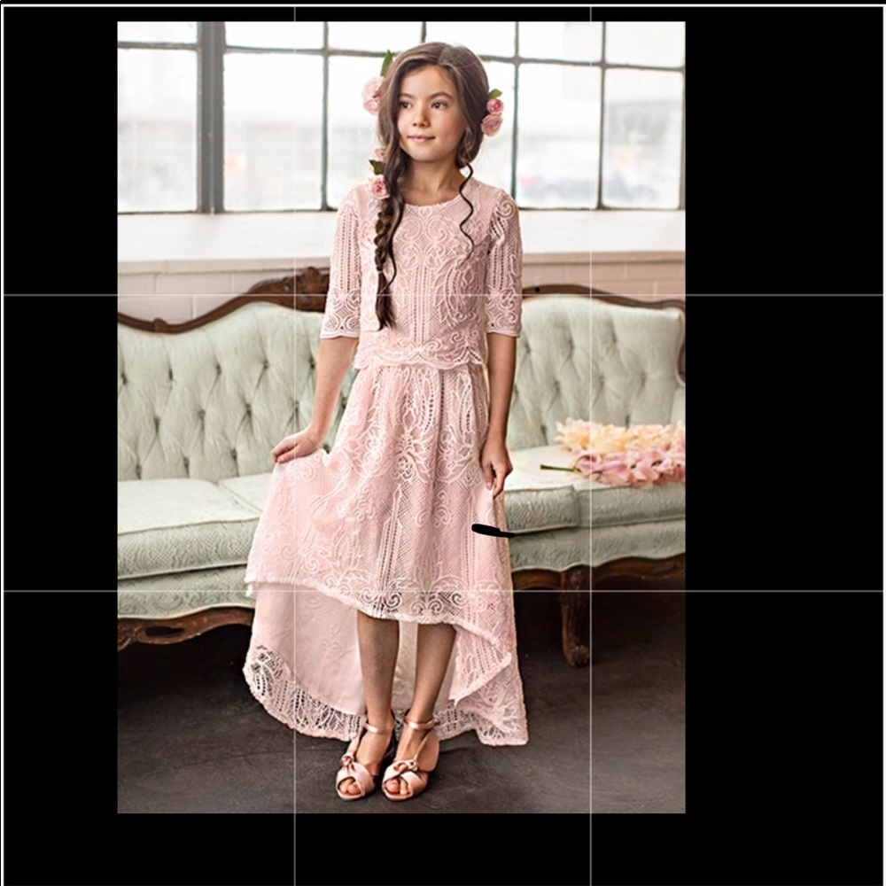 Joyfolie Light pink skirt and shirt